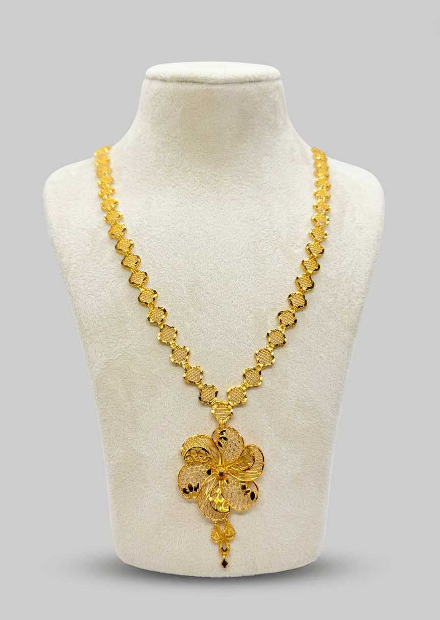 Floral Filigree Necklace